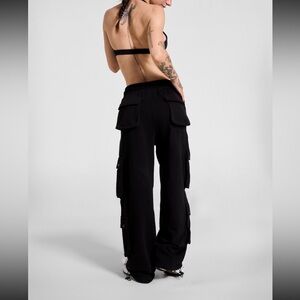 YoungLA W251 Hunting season Black Joggers